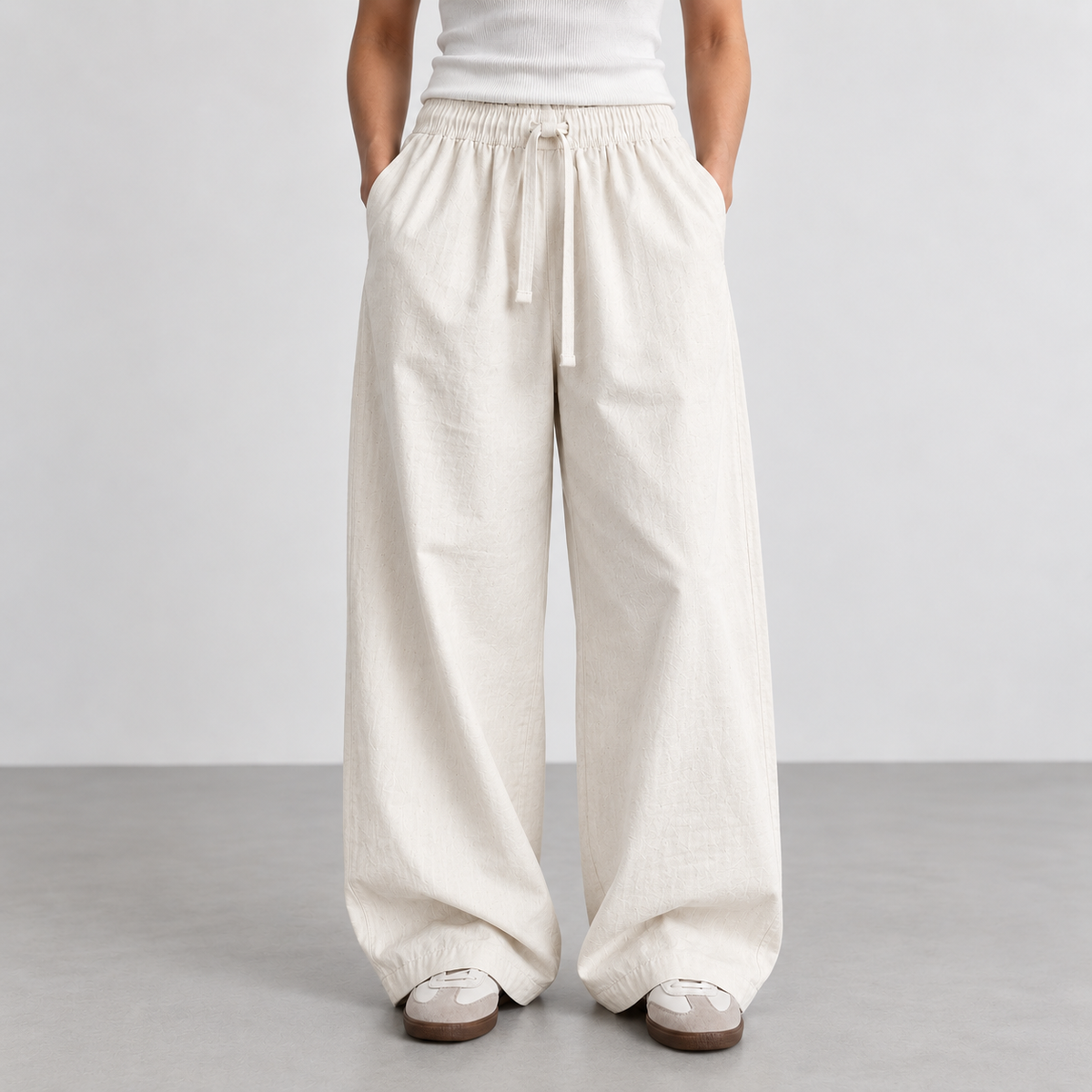 Sadabahar Pants - White