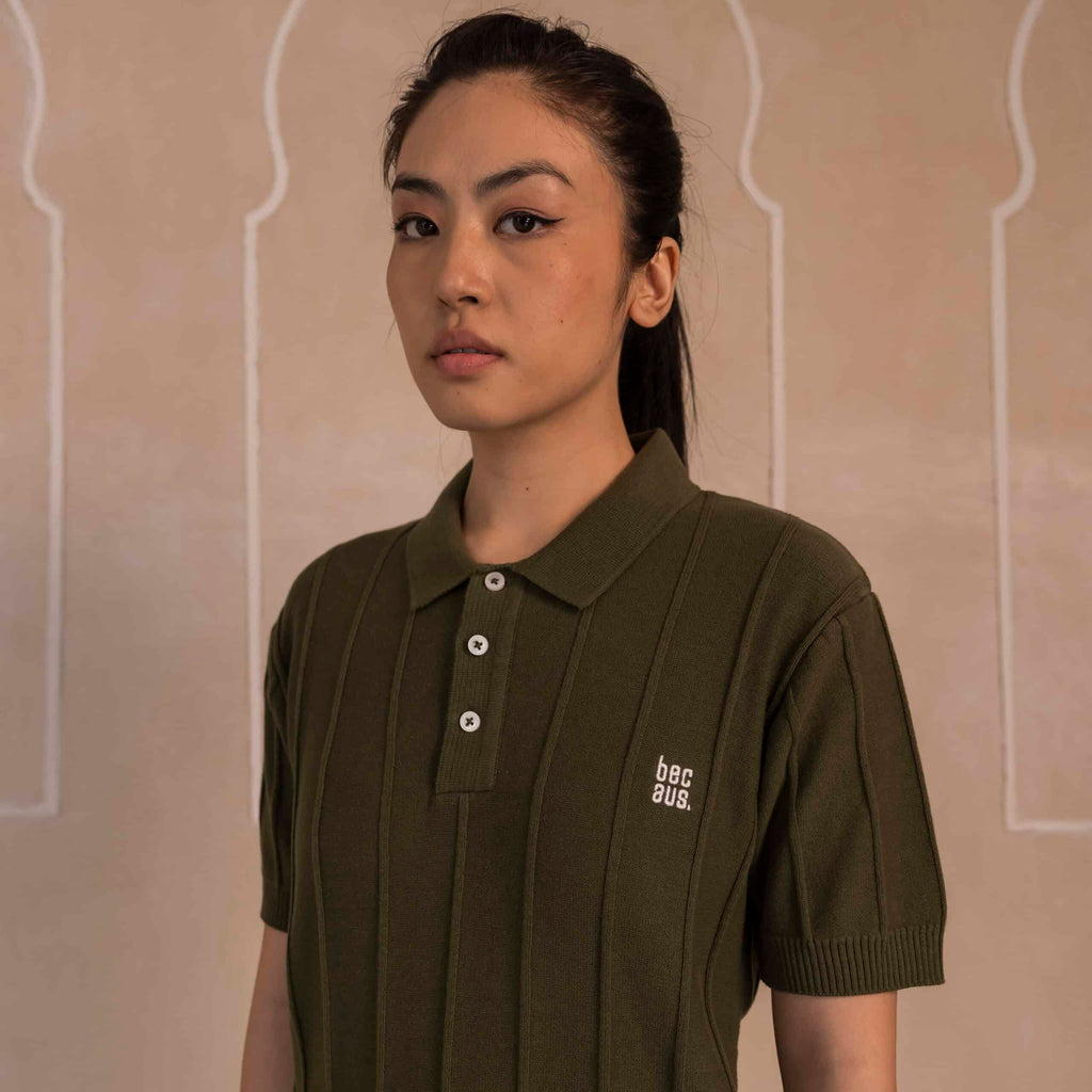 Polo T-shirt Olive