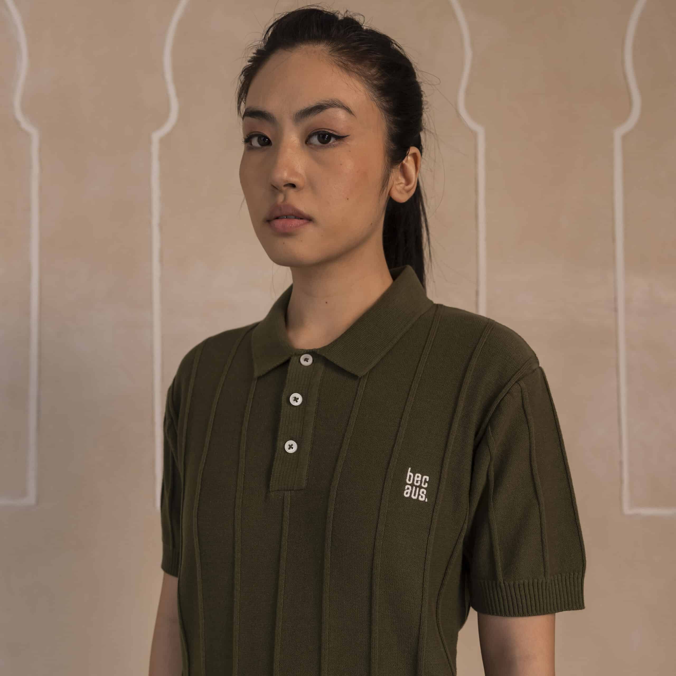 Polo T-shirt Olive