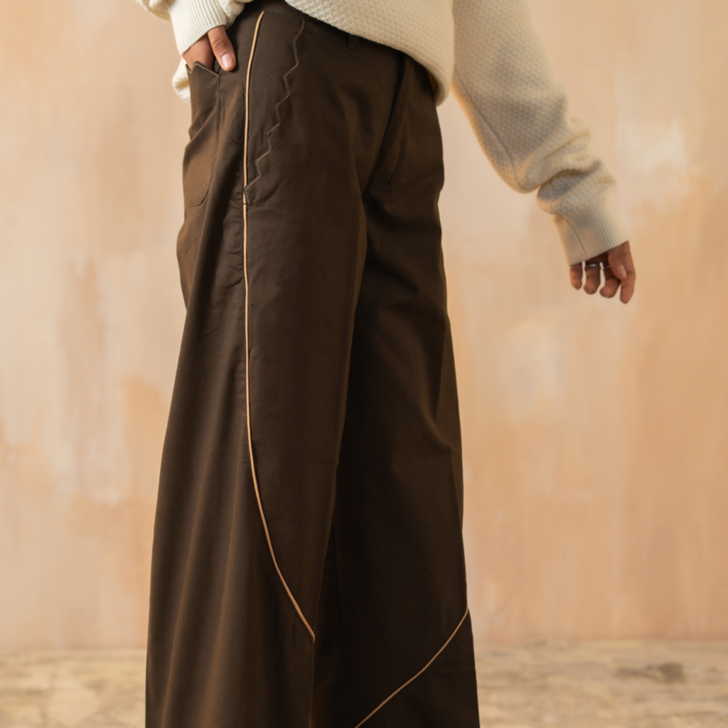 Blue Stripe Arc Pant